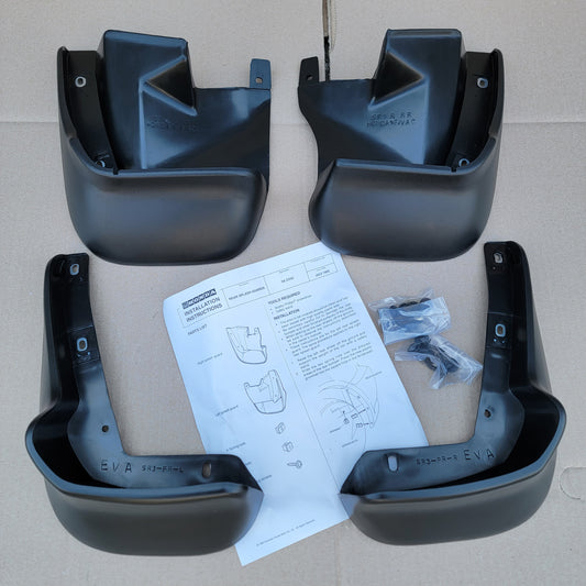 1992-1995 Civic hatchback mudflap set