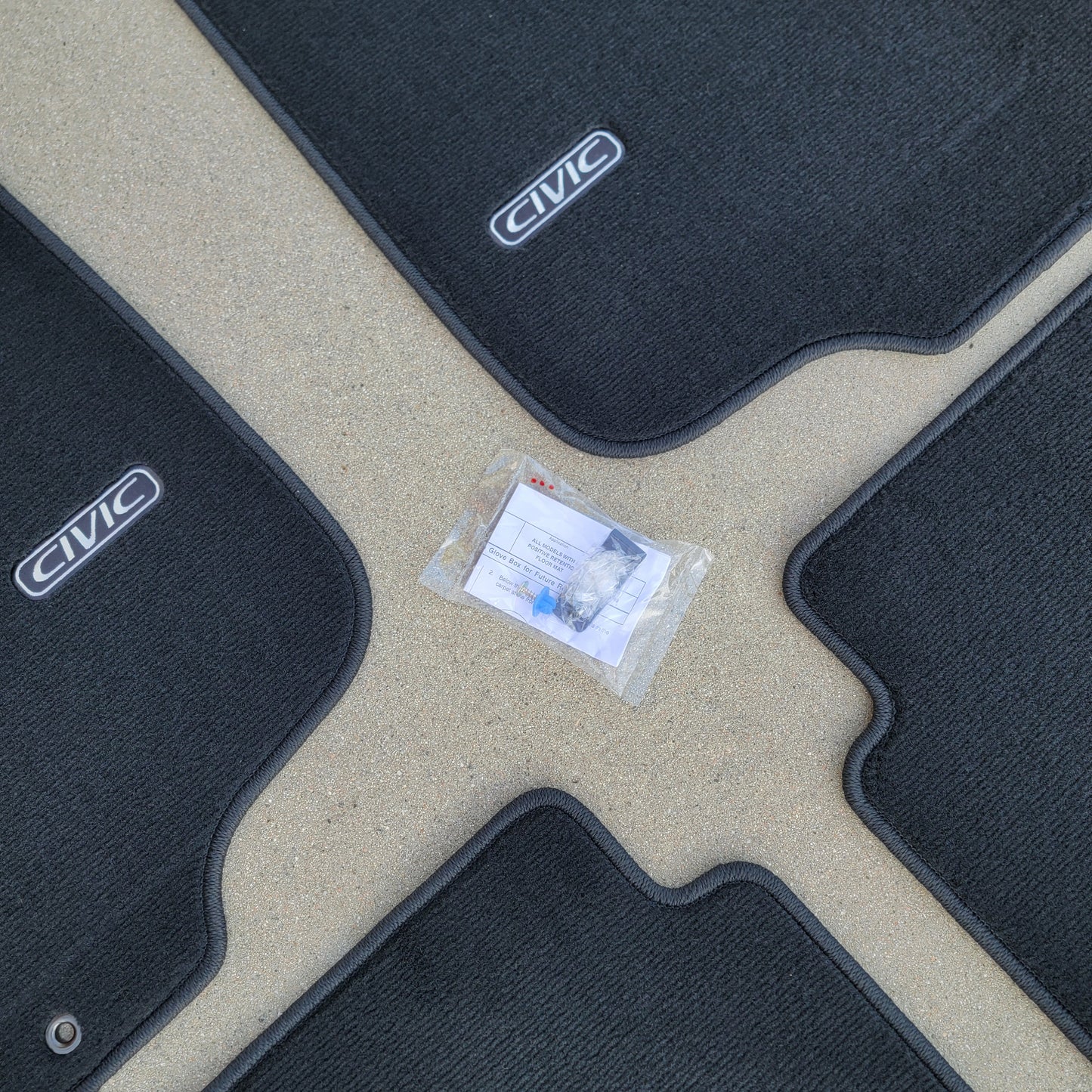 Civic 96-00 Floormats 4DR Black