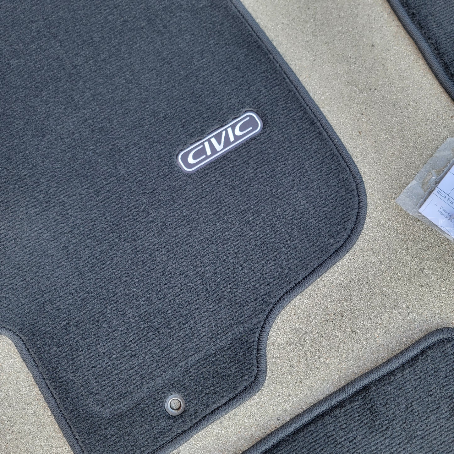 Civic 96-00 Floormats 4DR Black