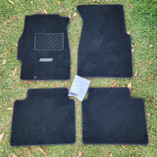 Civic 96-00 Floormats 2DR/3DR Black EDM