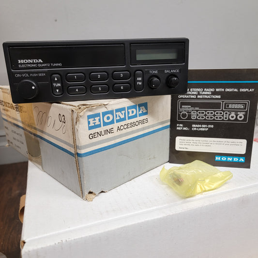 NOS Honda Civic CRX Accessory Radio tuner 1990-1991