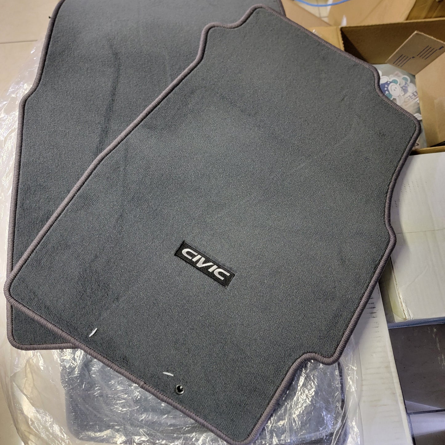 Civic 96-00 Floormats 2DR/3DR Gray EDM LHD RHD